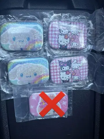 산리오 프리쿠라풍 캔배지 & 커버
