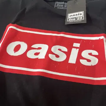 oasis 티셔츠 M 사이즈 live '25 CARDIFF