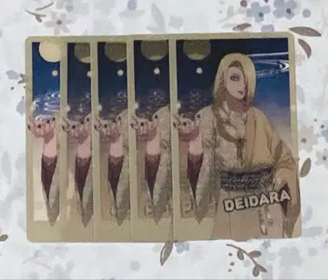 [오늘 한정 가격] NARUTO 애니카페 클리어 시트 데이다라 5점