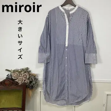새상품급 빅 사이즈 미로아 스트라이프 원피스