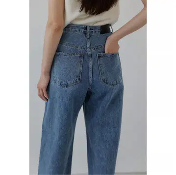 nae. Wide Loose Jeans Deep Blue