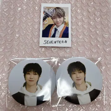 SEVENTEEN 세부치 캔뱃지 폴라로이드 민하오
