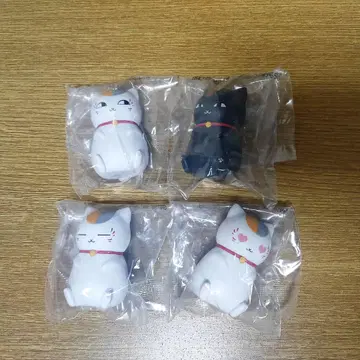 나츠메 우인장 미니 피규어 냥코 선생님과 블랙 냥코 전종 냥코 선생님