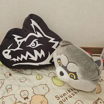 MAN WITH A MISSION 누워있는 봉제 인형 쿠션