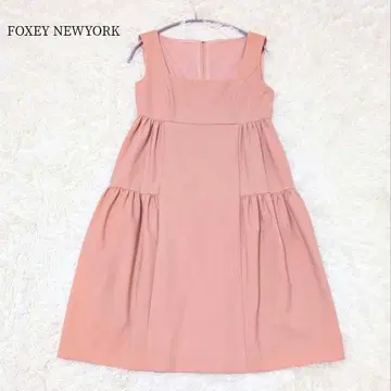 레어 폭시 레이디 엠파이어 티어드 드레스 백리본 38 핑크