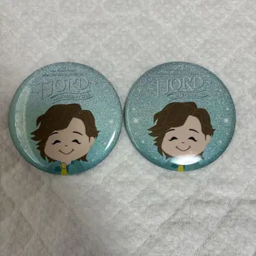 피요르드 캔뱃지 A 후지사와 료카 2개 세트