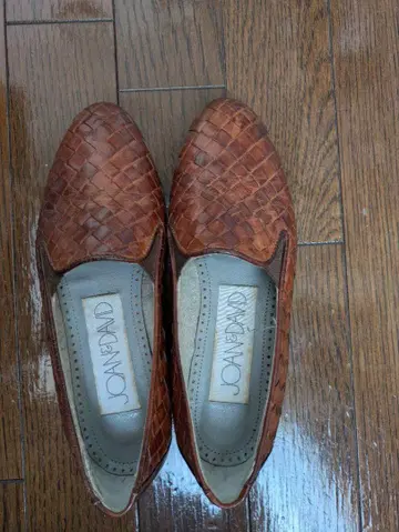 JOAN & DAVID 브라운 가죽 로퍼 ITALY제