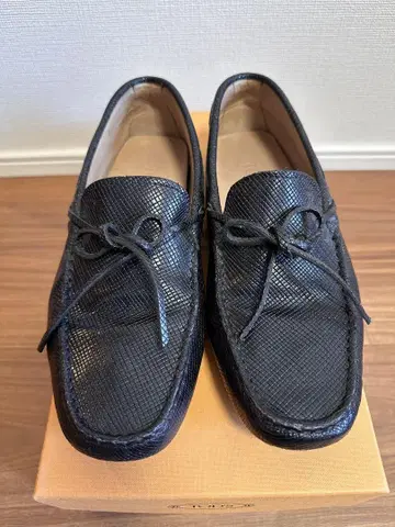 TOD'S 드라이빙 슈즈 블랙 사이즈 6