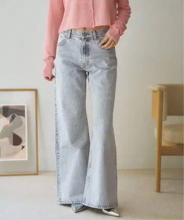 Plage son jeans 색스 블루 완판 38 사이즈