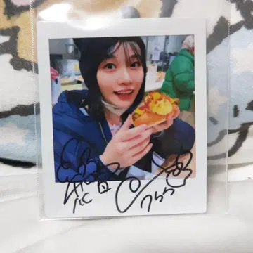친필 사인 폴라로이드 1