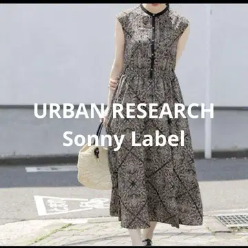 Sonny Label 에스닉 패널 무늬 원피스 슬리브리스 F