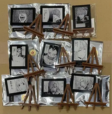 DEATH NOTE 야가미 라이토&미사&류크&렘 아트 프레임 총 9점