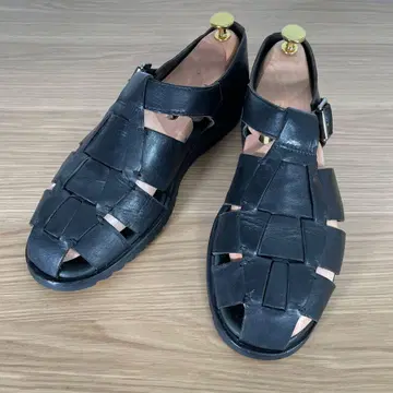 파라부트 구르카 샌들 가죽 샌들 블랙 43