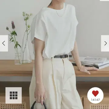 'UR TECH 히야 사라 쿨' 드라이 코튼 보트넥 풀오버 그레이