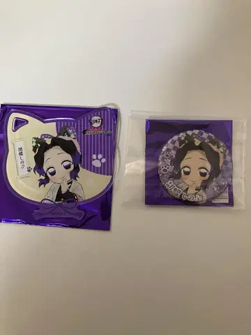 귀멸의 칼날 난자 아크릴 코스터 캔뱃지 레어 코쵸우 시노부