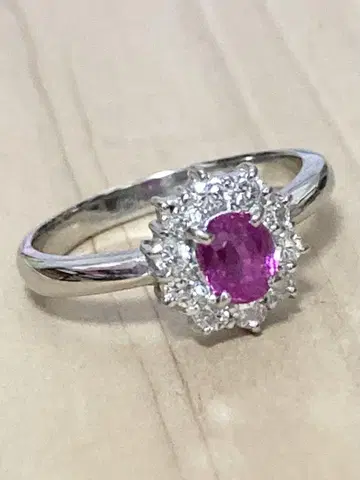 0.63ct 루비 반지
