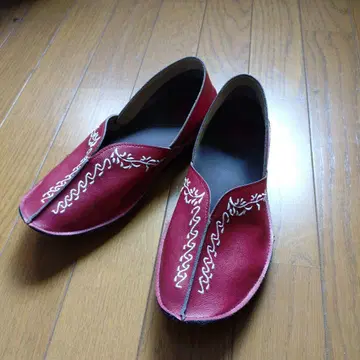 [ 레게타카누 ] 레드 가죽 사보 23.5cm