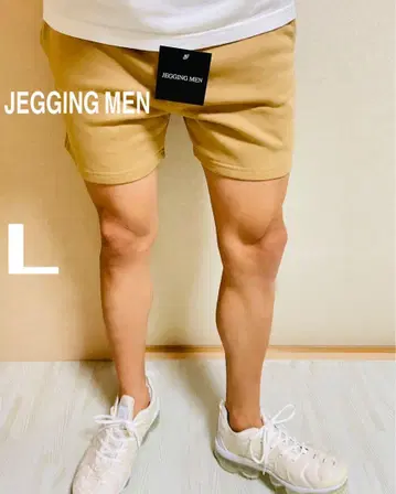 JGG Men 제깅맨 스키니 맨투맨 하프 팬츠 vL