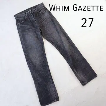 [새상품급] Whim Gazette 윔 가젯 M 데님 레오파드 패치