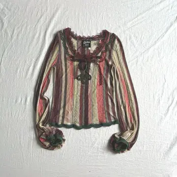 Jean Paul Gaultier MAILLE FEMME 레이스 티셔츠