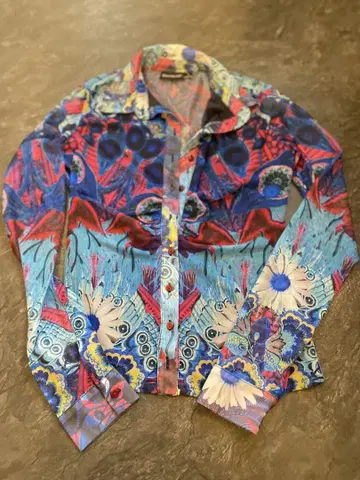 Desigual 멀티 컬러 긴팔 블라우스 S