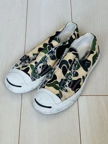 CONVERSE 잭 파셀 카모 패턴 슬립온 26.5cm