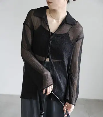 select MOCA 양류 쉬폰 블라우스
