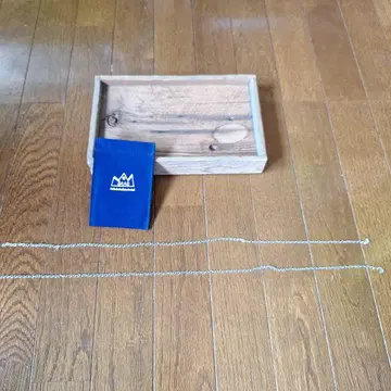 SAAD 목걸이 체인 2개 세트 스테인리스 55cm