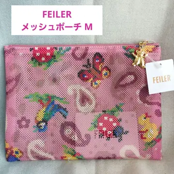 FEILER 하이디 페이즐리 메쉬 파우치 M