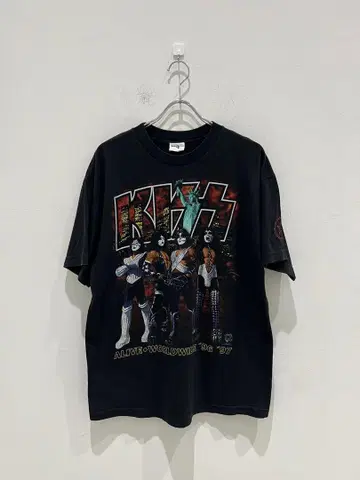 KISS 90's 빈티지 티셔츠 L 사이즈 1996-1997