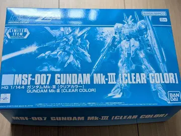 HG 1/144 건담 Mk-III 클리어 컬러 MSF-007 한정품