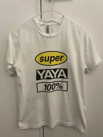 SUPERYAYA 로고 T셔츠