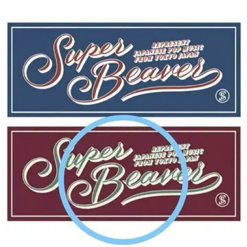 SUPERBEAVER 올드 스쿨 타월 버건디 타월 밴딩