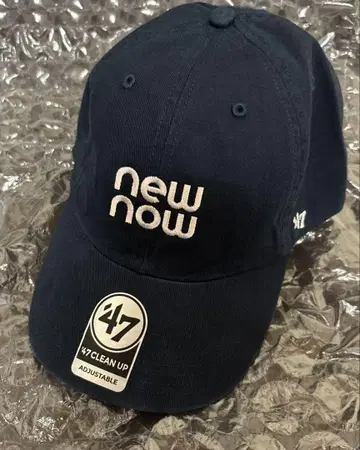 newnow 뉴나우 에이쿠라 나나 네이비 캡