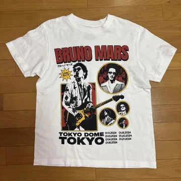 블루 마즈 Bruno Mars 2024 LIVE 티셔츠 S 사이즈