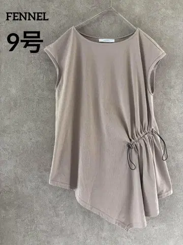 FENNEL 페넬 비대칭 컷소 슬리브리스 9호 새상품급