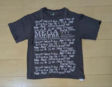 구제 의류 Megariders 그레이 티셔츠 M 사이즈