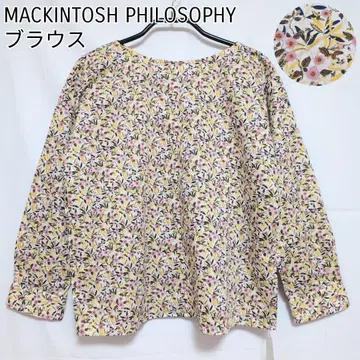 MACKINTOSH PHILOSOPHY 꽃무늬 블라우스 리버티 세련된