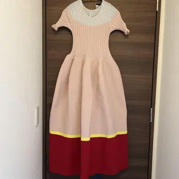 CFCL POTTERY DRESS 1 원피스 S 핑크 빨간색