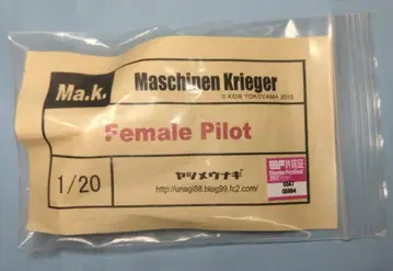 메기 1/20 스케일 캐스트 키트 Female Pilot