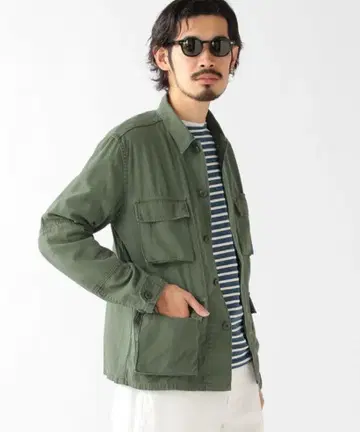 REMI RELIEF x BEAMS PLUS / 별주 밀리터리 셔츠