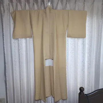 계란색 이로무지 순수 실크