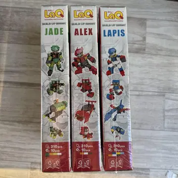 LaQ 라피스 알렉스 제이드 합쳐서 3상자 미사용