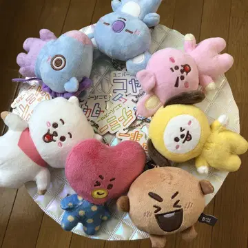 BT21 봉제인형 마스코트 7종 세트