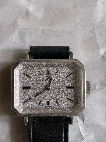 EDOX 에독스 스퀘어 손목시계 수동 와인딩 앤티크 시계