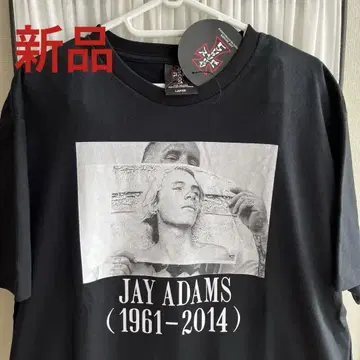 JAY ADAMS 블랙 티셔츠 L 반팔 새상품
