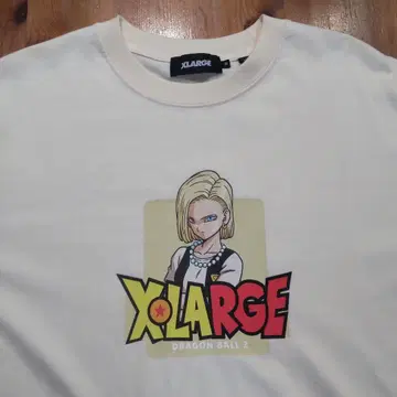 XLARGE 드래곤볼 인조인간 18호 M 사이즈 크림색
