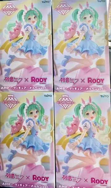 하츠네 미쿠 x Rody AMP+ 피규어 ~메르헨 ver.~ 4세트