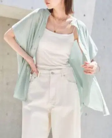 SLOBE IENA 레이온 보일 밴드 카라 블라우스