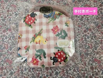 [미개봉 새상품] 페일러 하이디 체크 손잡이 파우치 핑크